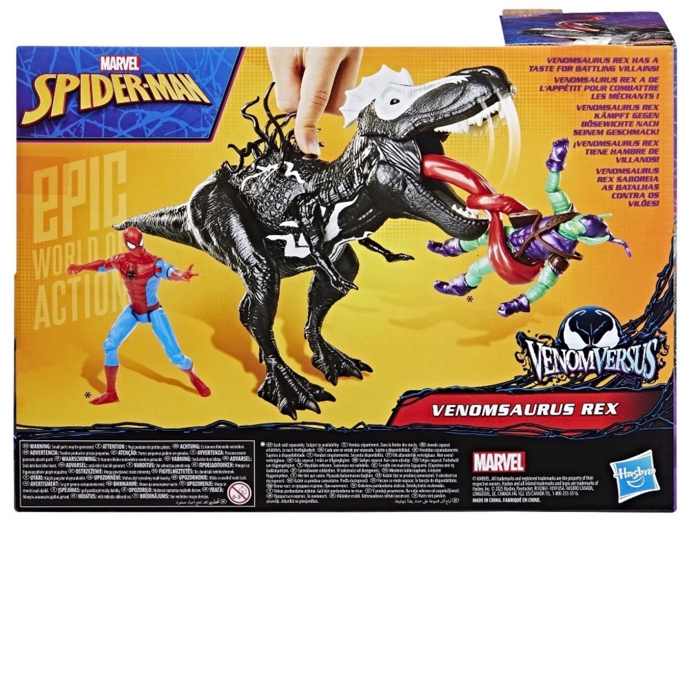Marvel Spider-Man Epic Action World Venomsaurus Rex. NEW !!! - Picture 2 of 9